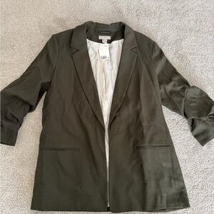 NWT H&M Dark Green Women's Blazer